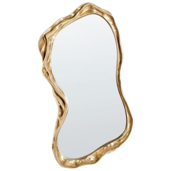 Väggspegel SERY 38 cm 75 cm Guld