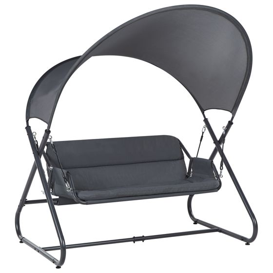 Hammock SOLAGNA Metall Mörkgrå