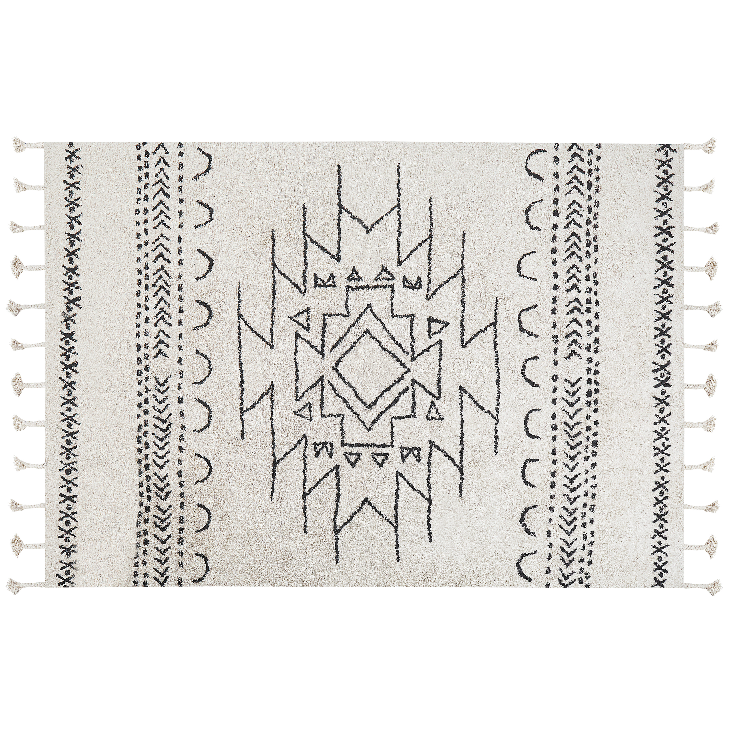 Matta KHOURIBGA Off-White 140 x 200 cm Bomull