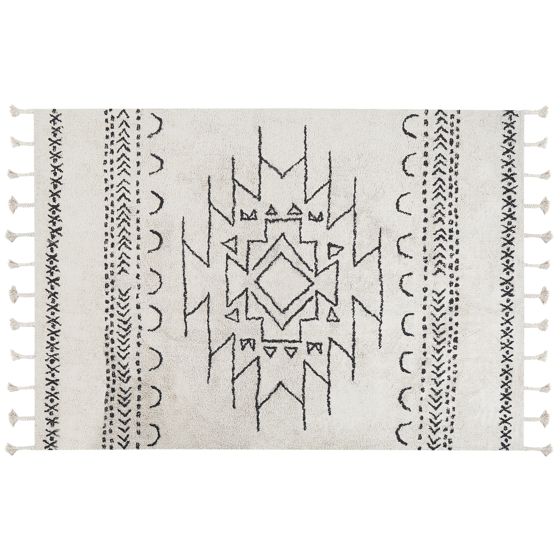 Matta KHOURIBGA Off-White 140 x 200 cm Bomull