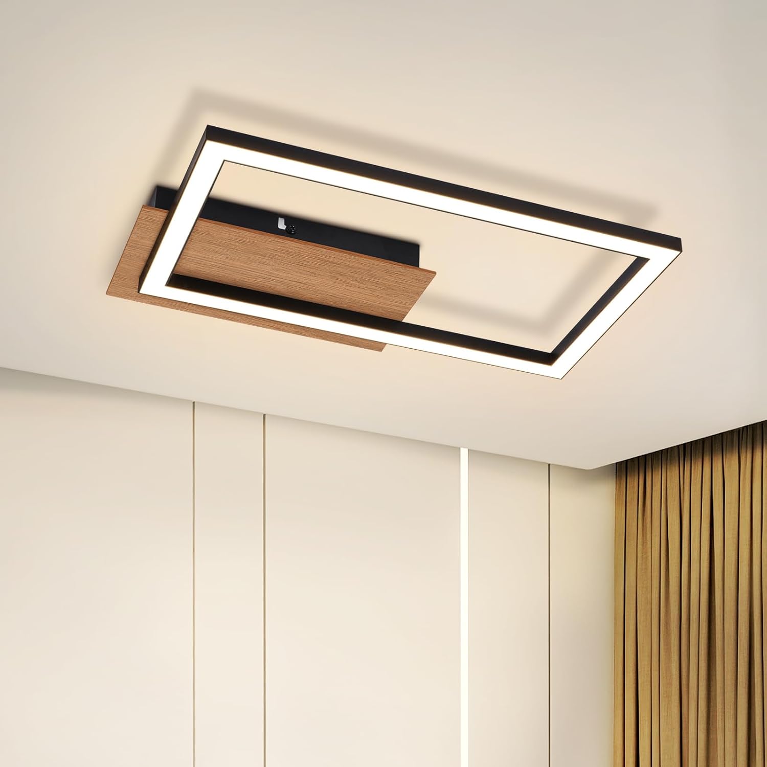 NETTLIFE LED - taklampa, svart, metall