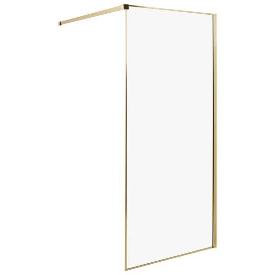 Duschskärm WASPAM 900 x 1900 mm Guld