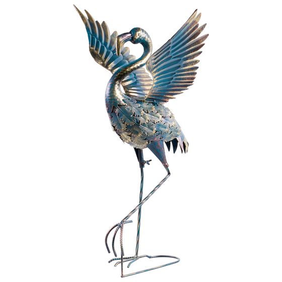 Trädgårdsstaty KALIBO Flamingo 65 cm Blå