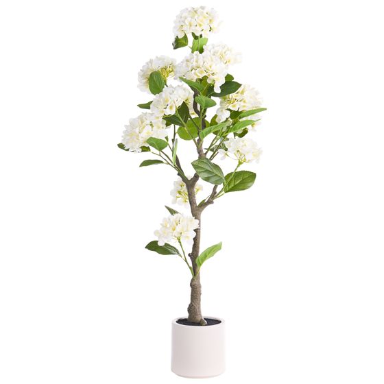 Konstgjord växt HORTENSIUM 120 cm Vit