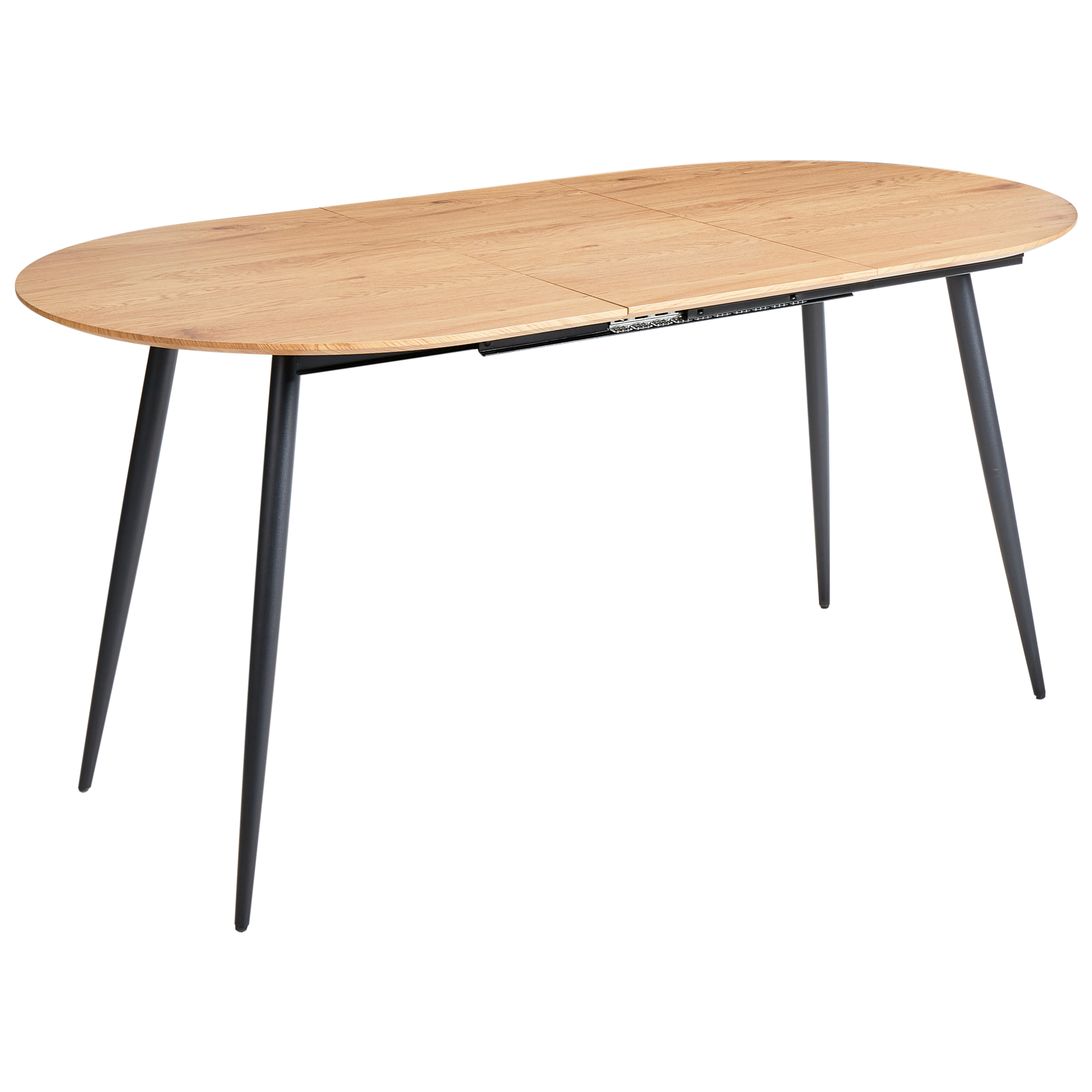 Förlängningsbart matbord CLAVET Ljusbrun 120/160 cm 80 cm