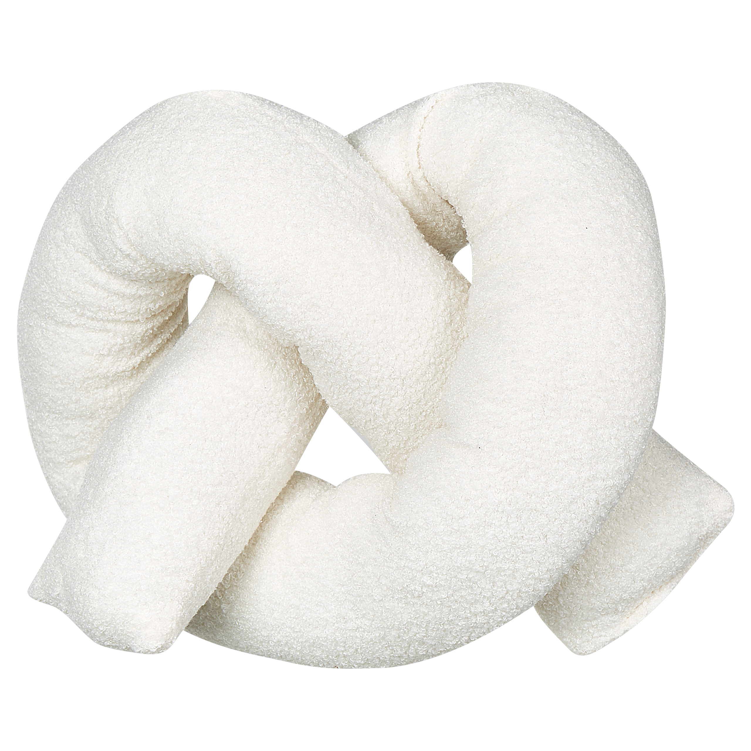 Prydnadskudde GLADIOLUS 172 x 14 cm Bouclé Off-White Monokromt