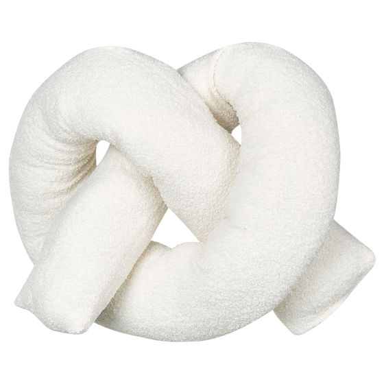 Prydnadskudde GLADIOLUS 172 x 14 cm Bouclé Off-White Monokromt