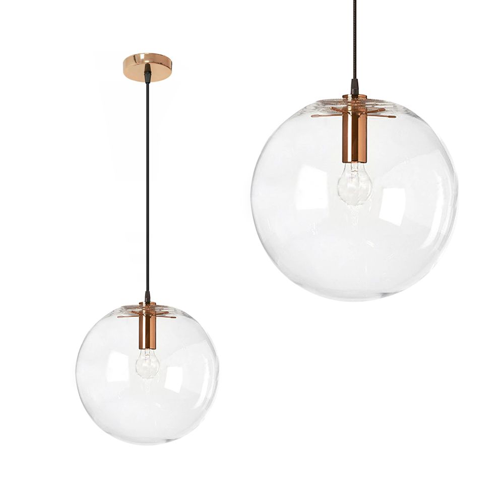 TOOLIGHT hängande taklampa APP039-1CP LASSI 20CM Roséguld 20x10x20cm