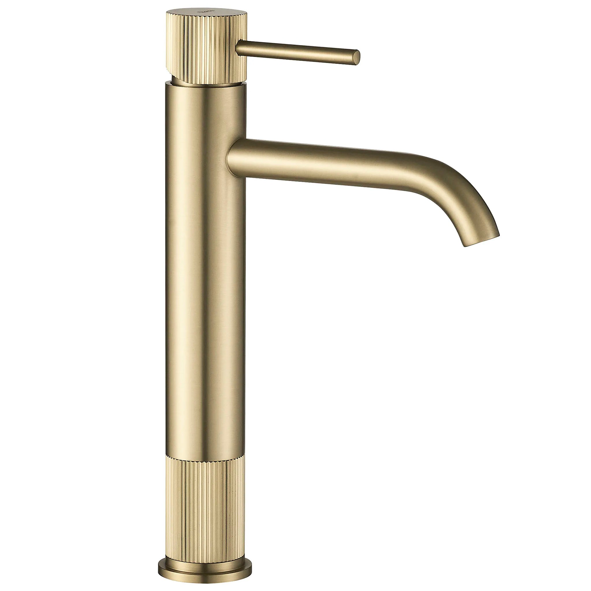 REA Tvättställsblandare Lungo Stripe Hög Borstat Guld, x14x30cm