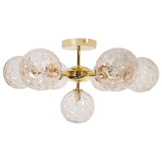 Taklampa ANADYR Glas Beige