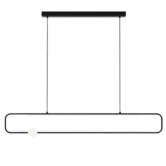 Toolight Hängande taklampa G123-CP LED Svart 2x2x110cm