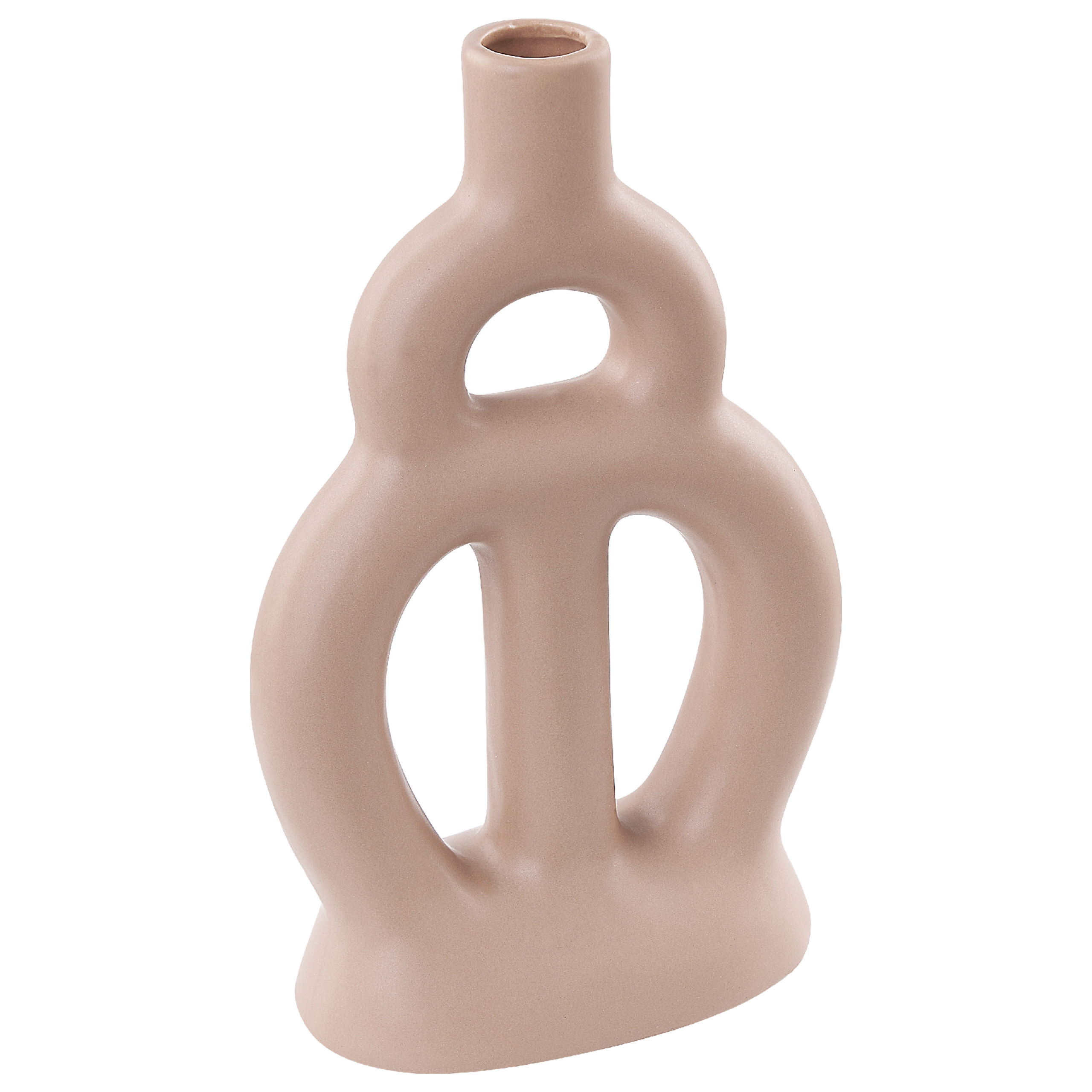 Blomvas KOZANI 28 cm Keramik Beige