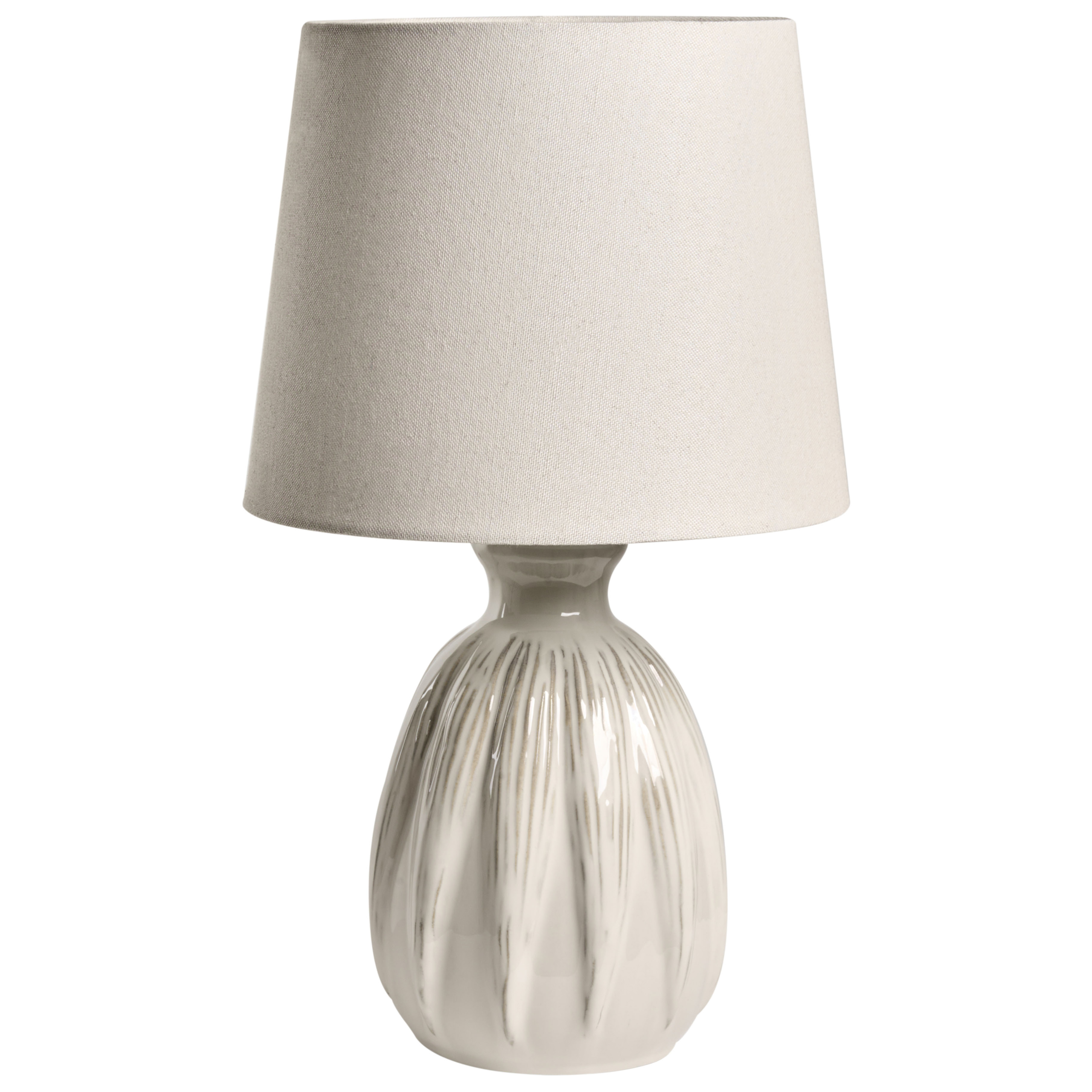 Bordslampa AGUAN Keramik Ljusbeige