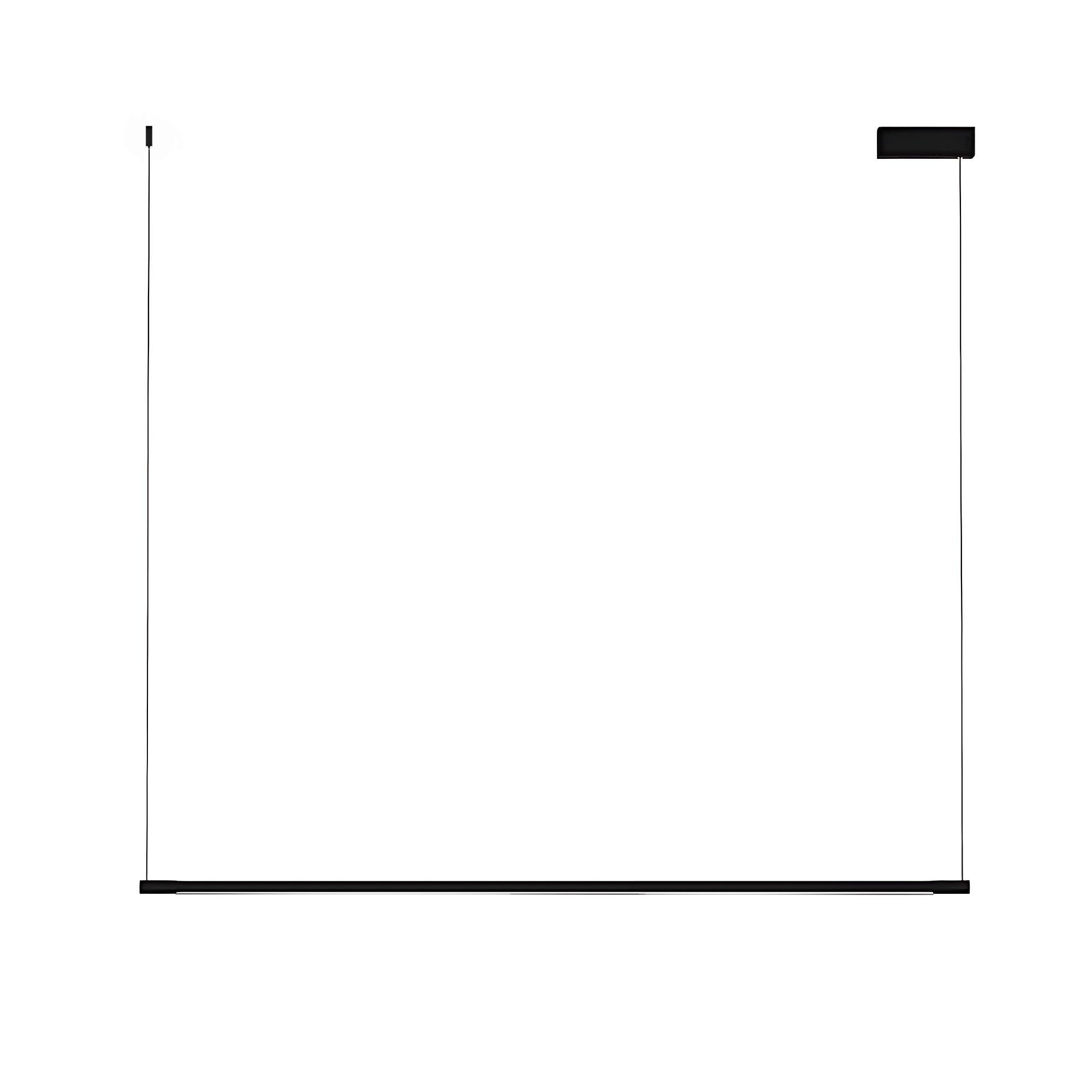 TOOLIGHT hängande taklampa LHJ031-CP 120cm Svart 120x140x1,5cm