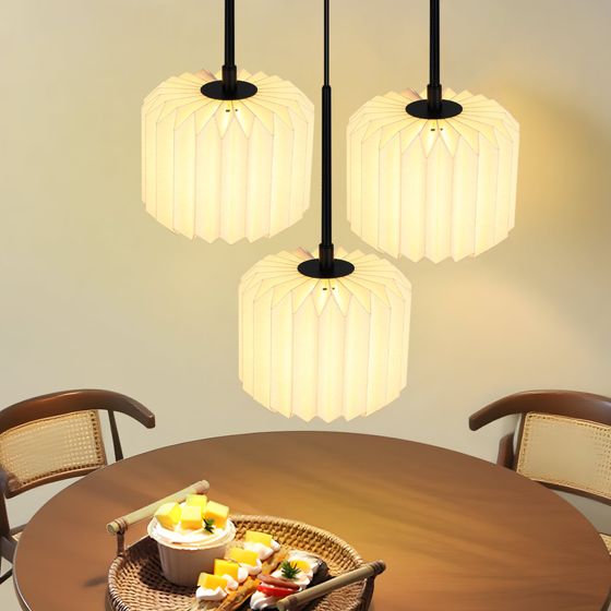 NETTLIFE Hänglampa matbord vintage hänglampa - hänglampa vardagsrum matsal lampa 3 lågor vit