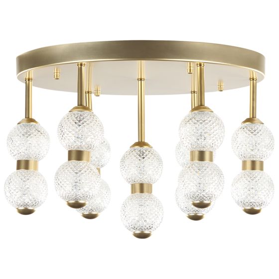 Taklampa YOWAKA Metall Guld