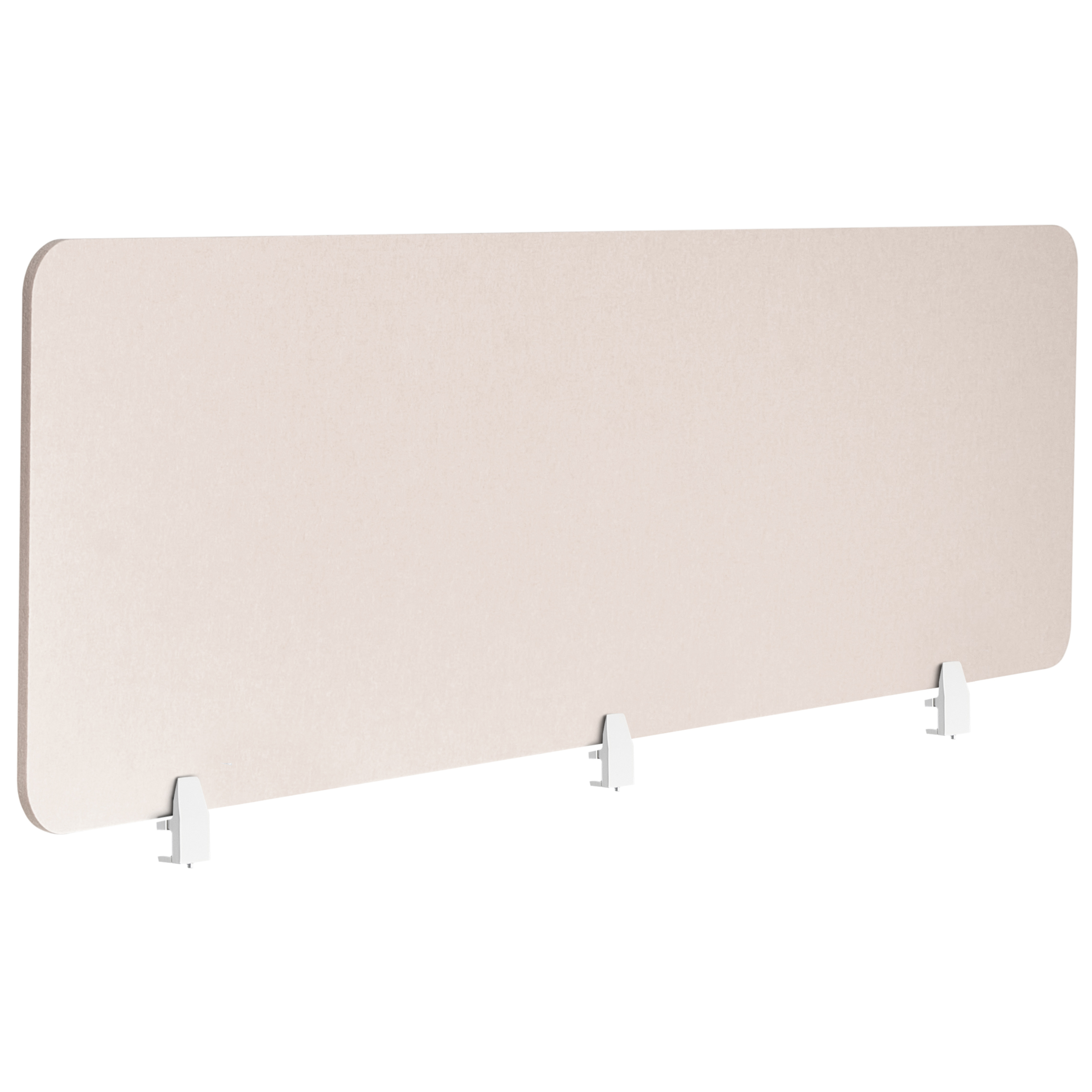 Skiljevägg för skrivbord SPLIT 180 x 50 cm Beige