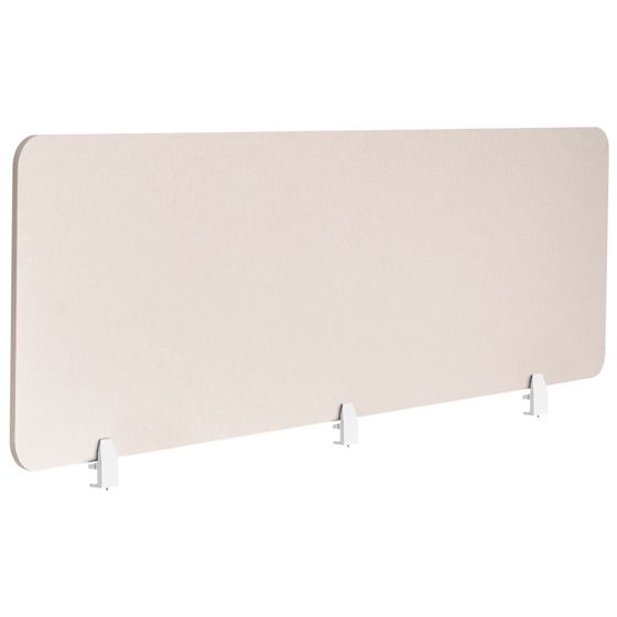 Skiljevägg för skrivbord SPLIT 180 x 50 cm Beige