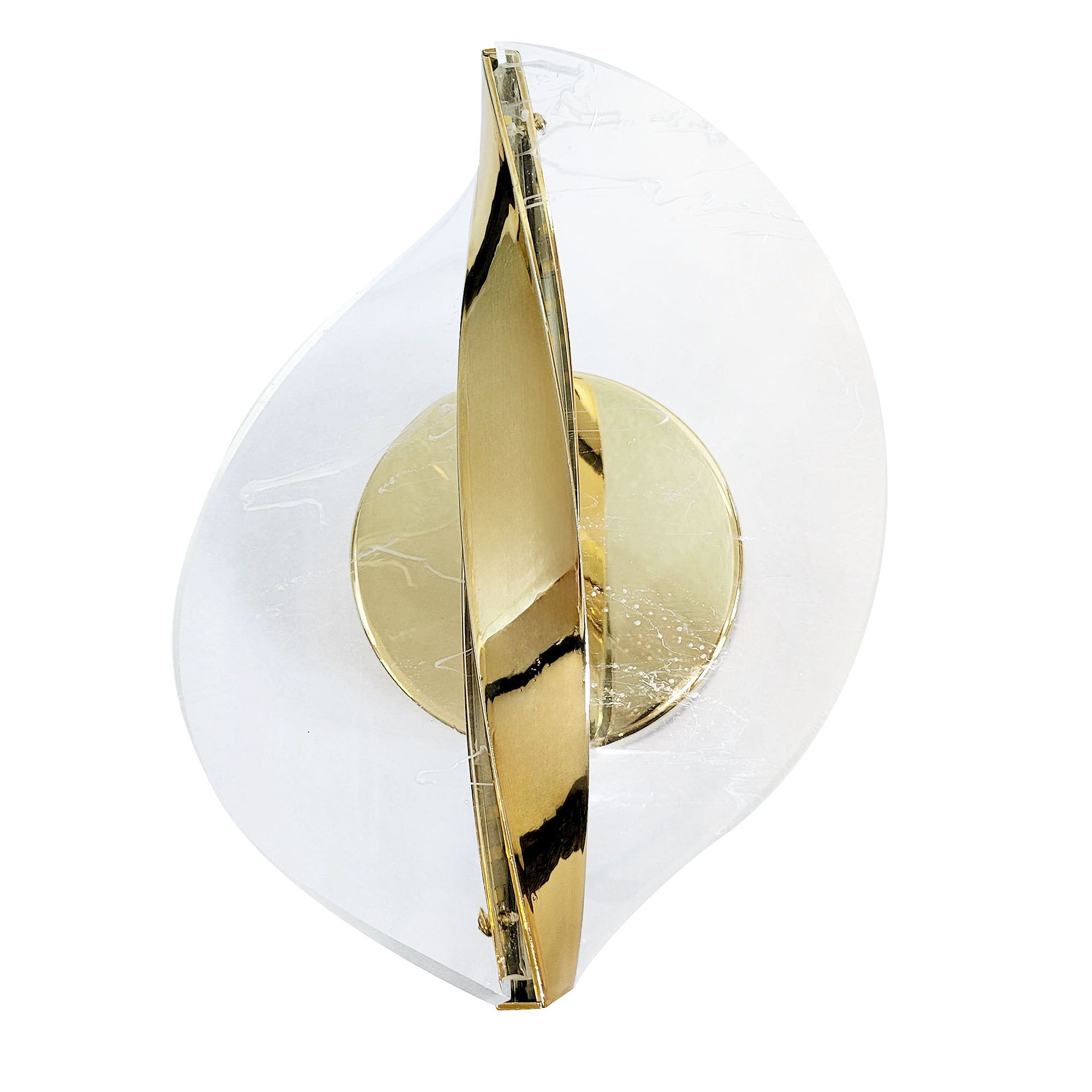 TOOLIGHT vägglampa G128-W LED Guld 16x16x20cm