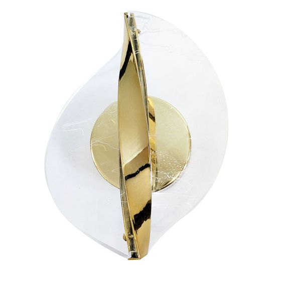 TOOLIGHT vägglampa G128-W LED Guld 16x16x20cm