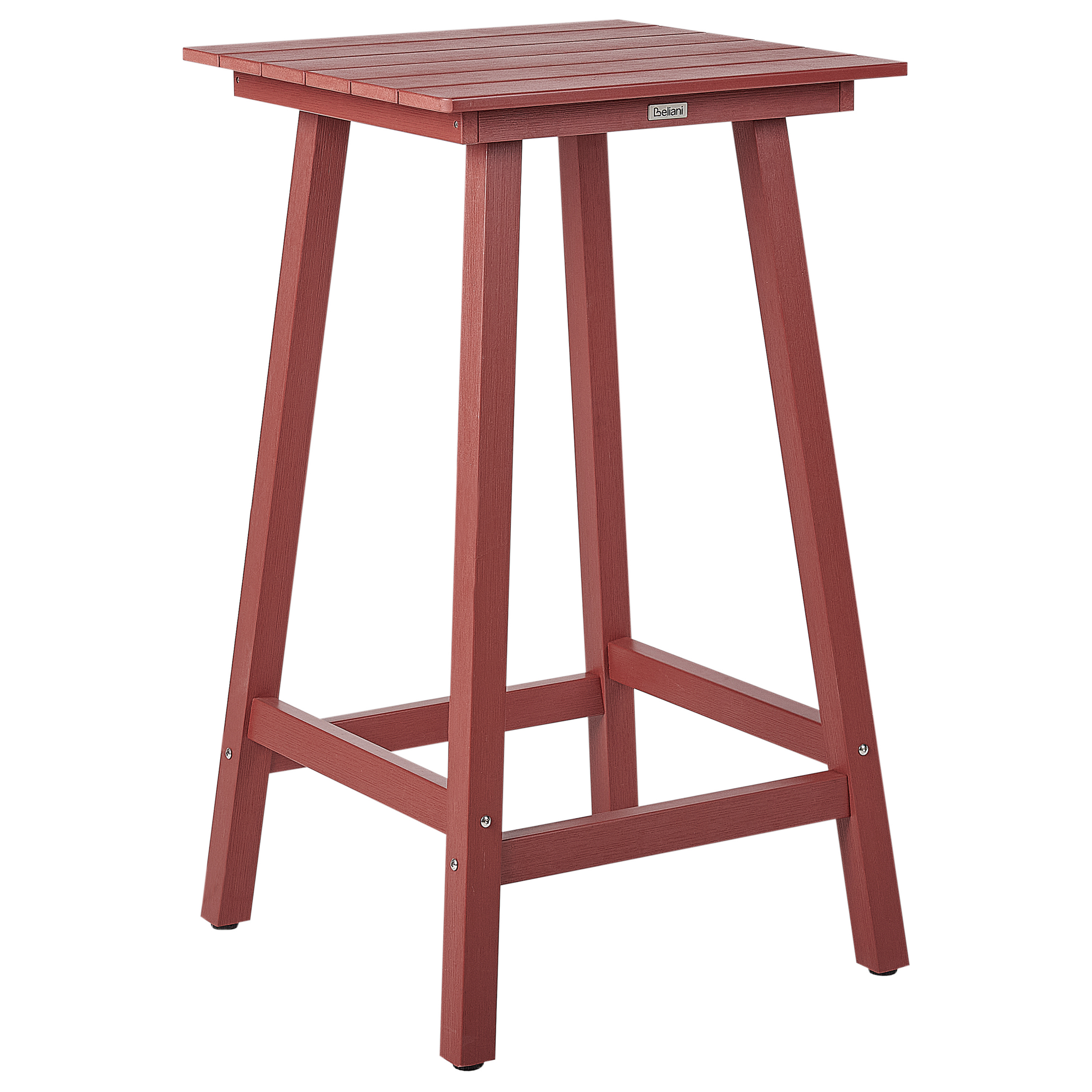 Trädgårdsbarbord ADIRONDACK 60 cm 59 cm Syntetiskt material Röd