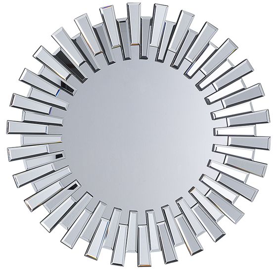 Väggspegel CHOLET 70 cm 70 cm Silver