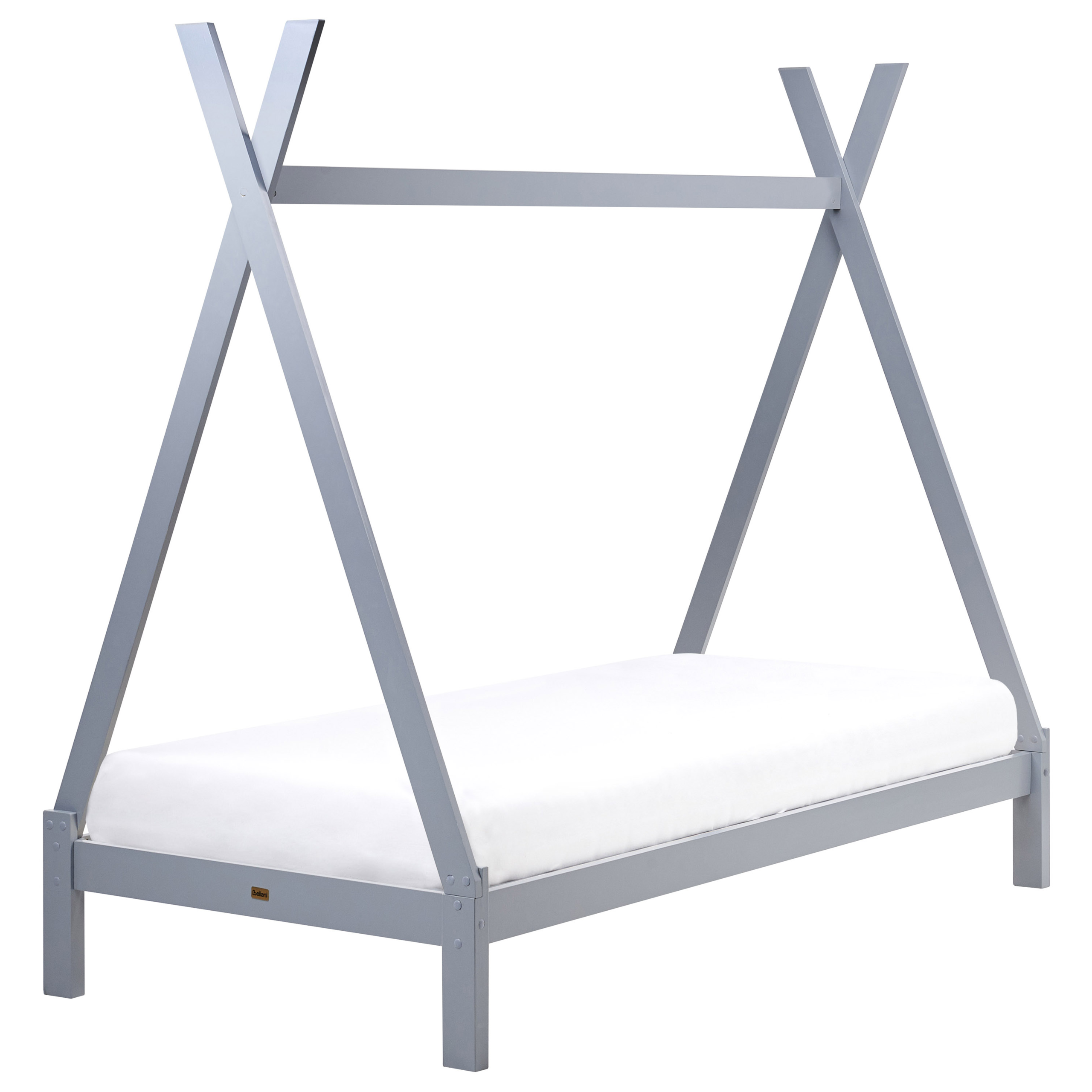Barnsäng Tipi Furu DEVAY 90 x 200 cm Grå