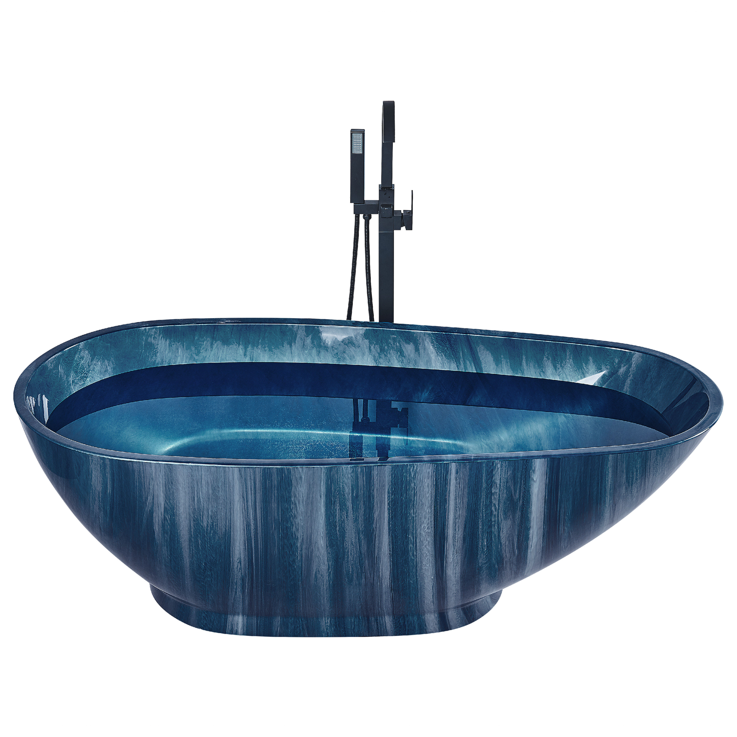 Fristående badkar RIOJA 1700 x 800 mm Marinblå
