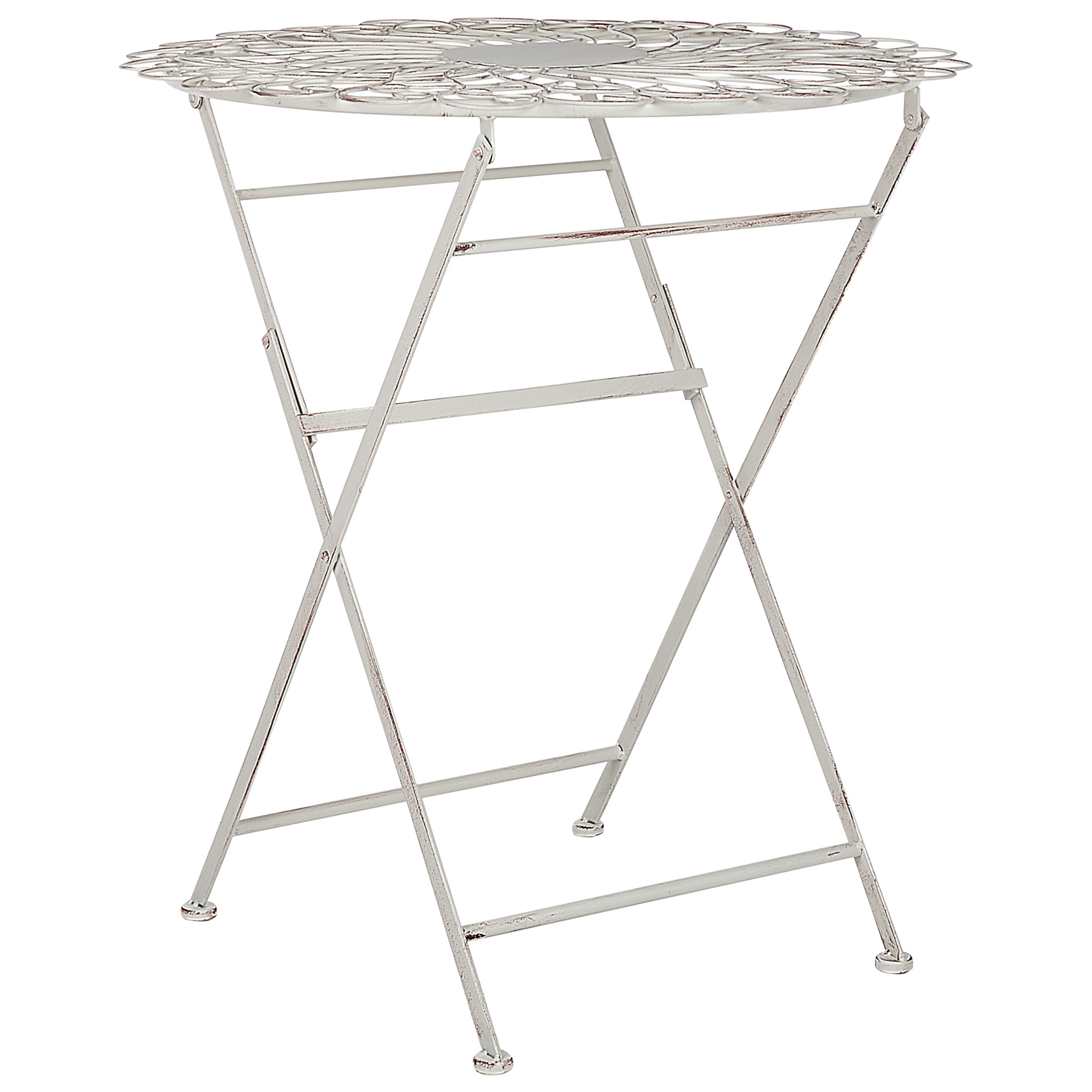Bistrobord STIFFE 70 cm 70 cm Metall Vit