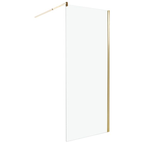 Duschskärm AHAUS 800 x 1900 mm Guld