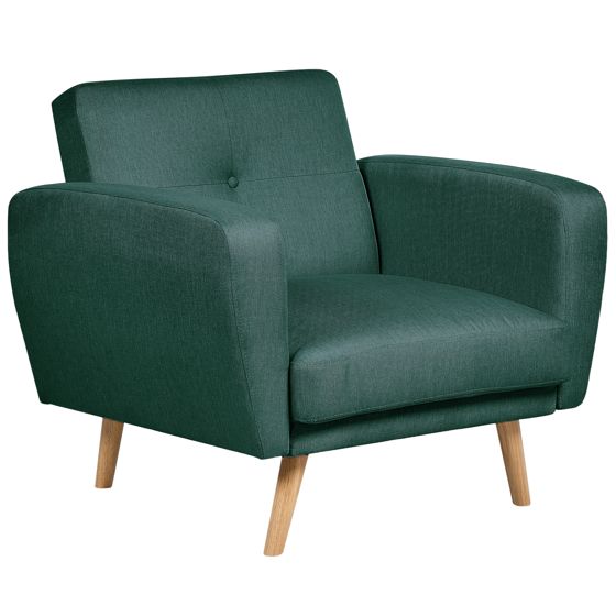 Fåtölj FLORLI Mörkgrön