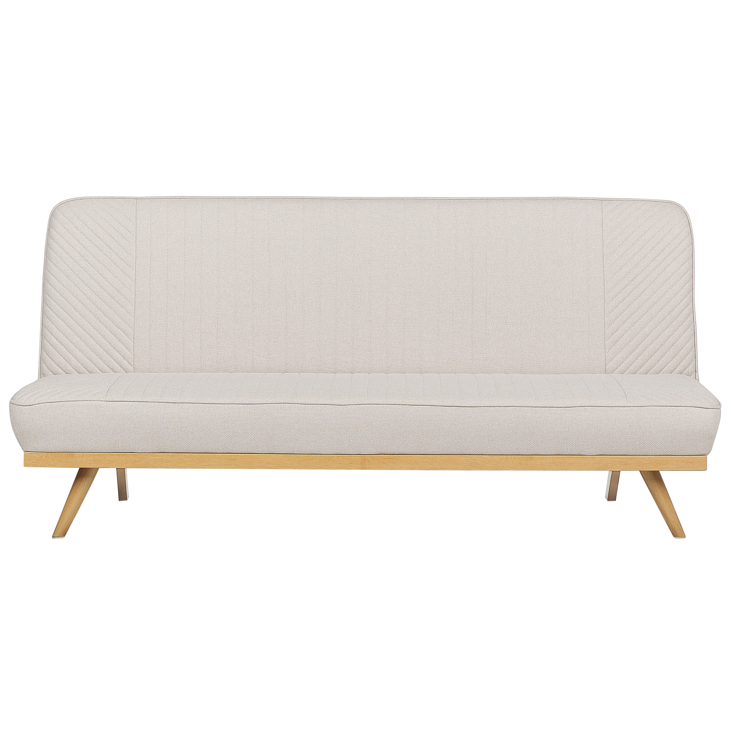 Bäddsoffa 2-sits KALFAFEL Ljusbeige