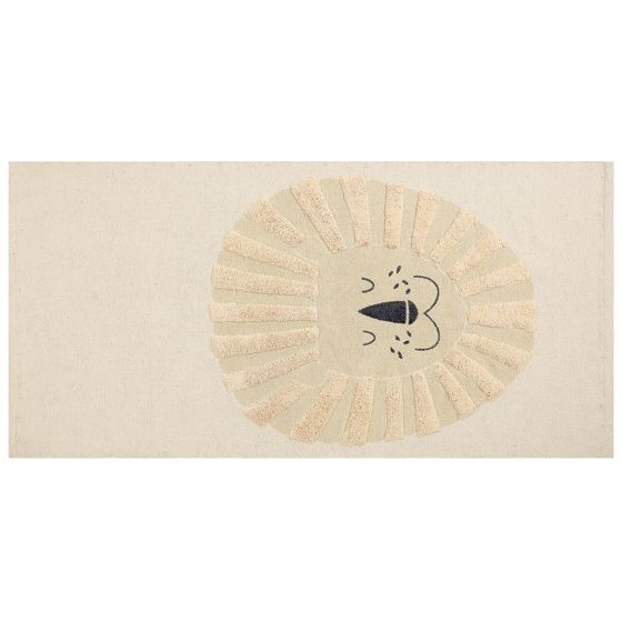 Barnmatta BALARI Beige 80 x 150 cm Bomull