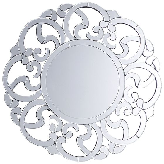 Väggspegel MORNAIX 70 cm 70 cm Silver