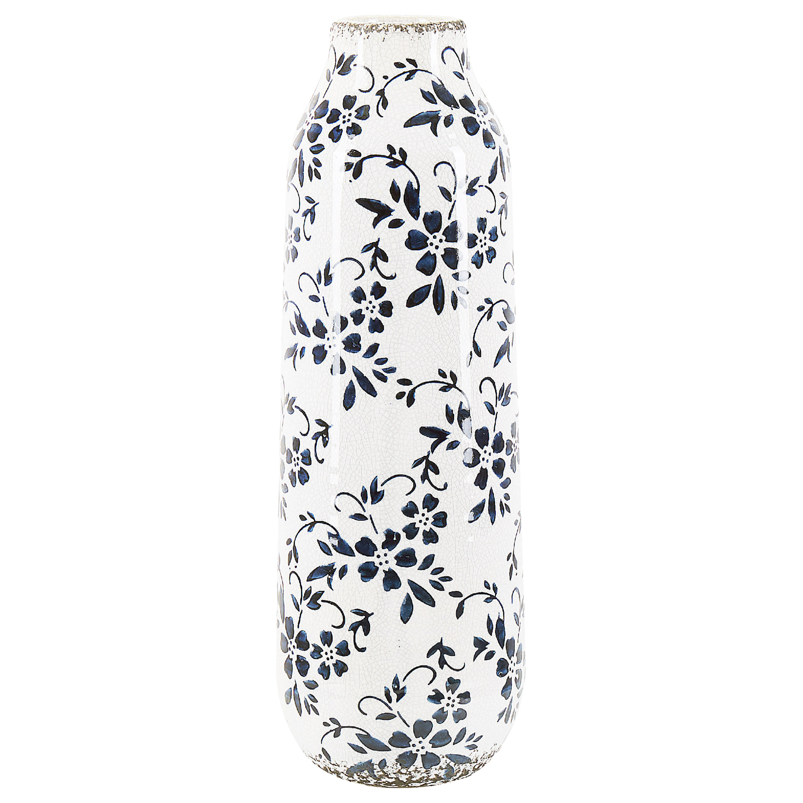 Blomvas MULAI 35 cm Stengods Vit