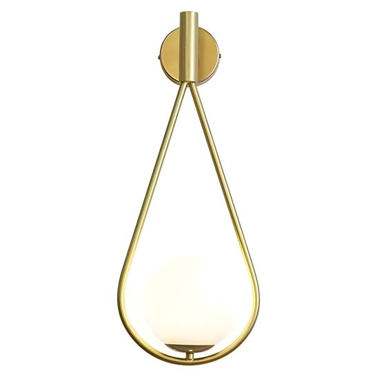 TOOLIGHT vägglampa G094-1W Guld/Vit 50x15x50cm