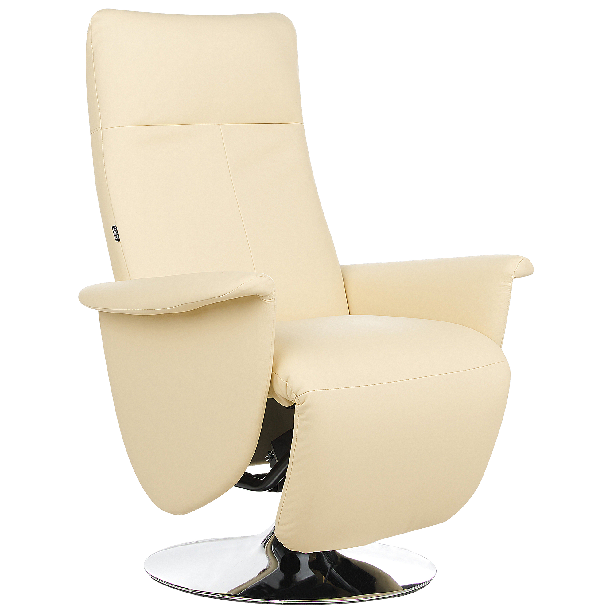 Reclinerfåtölj PRIME Inklusive fotstöd Konstläder Ljusbeige