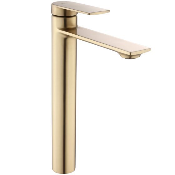 REA Tvättställsblandare MY1902-21GG STORM Hög Borstat Guld, 11x4,2x29,5cm