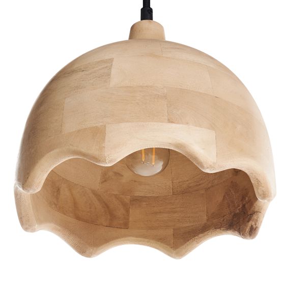 Pendellampa GOMATI Mangoträ Ljusbrun