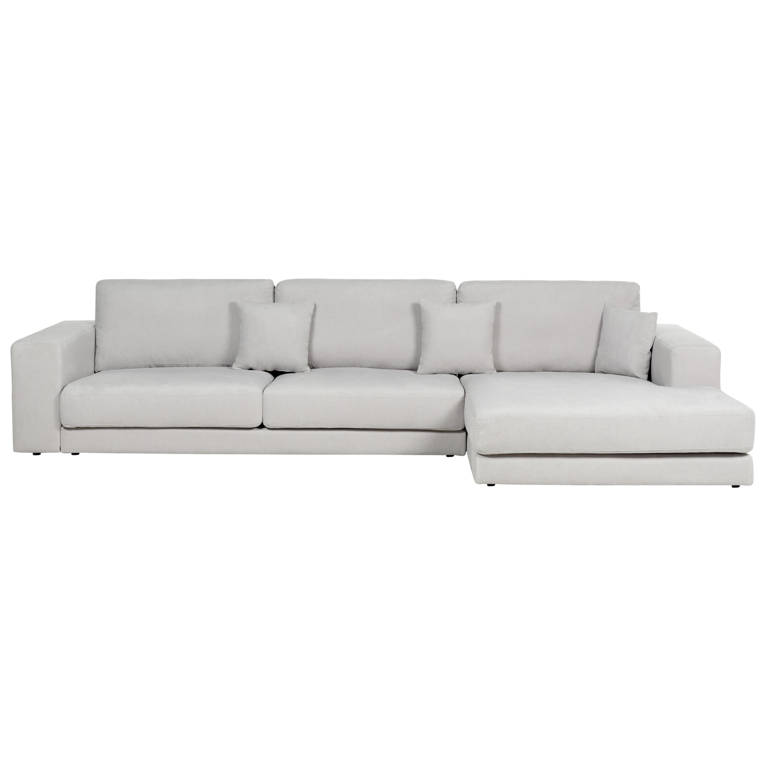 Hörnsoffa 5-sits LOFOTEN Ljusgrå Vänstervänd