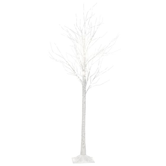 Utomhusdekoration LED LAPPI 190 cm Julgran Vit