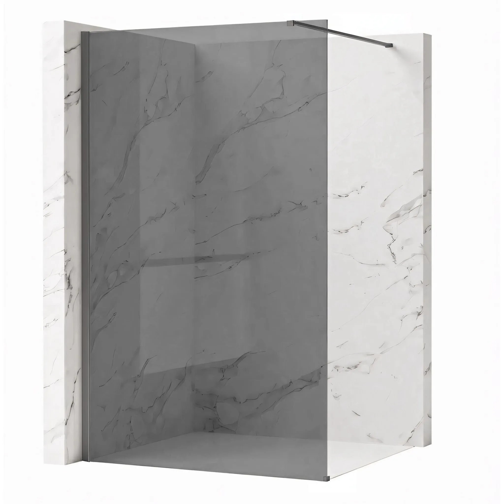 REA Duschvägg Flexi Grey 100 Titan, 120x100x195cm