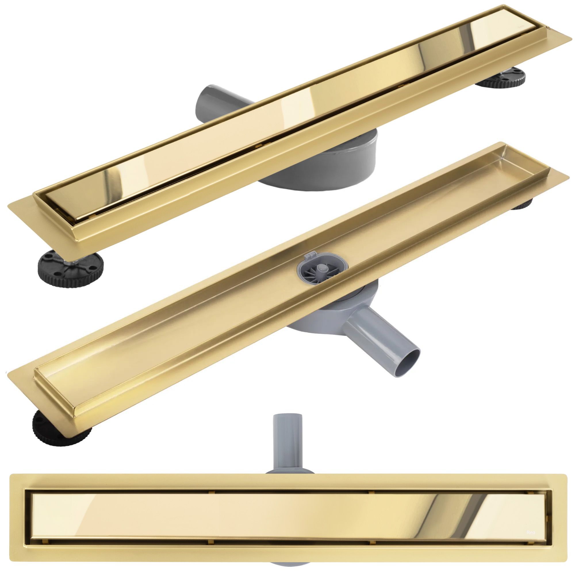 REA Linjeavlopp NEOX PRO 700 Guld, 70x11x6,5cm