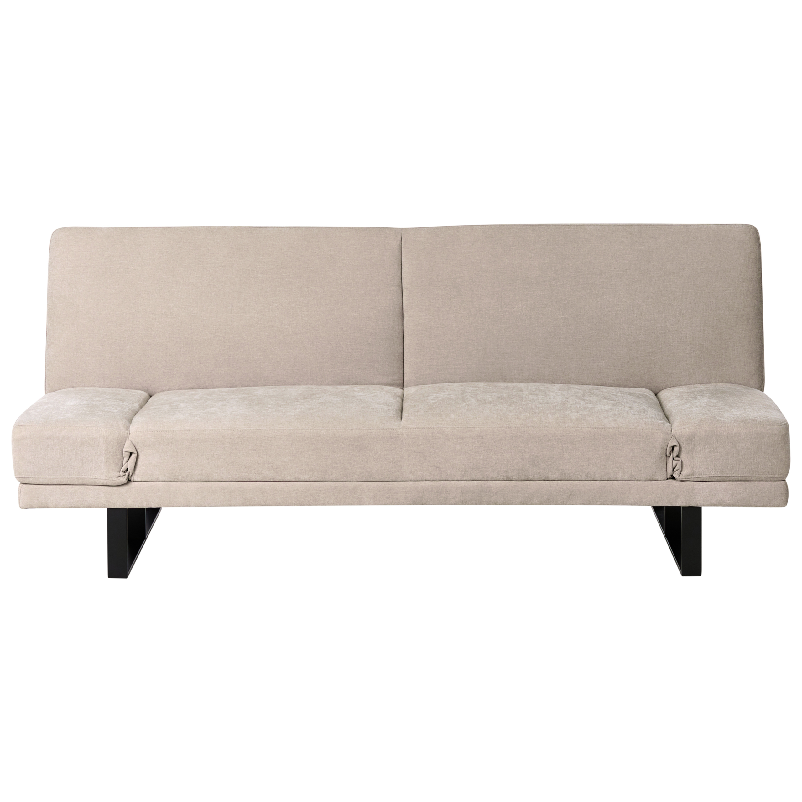 Bäddsoffa 2-sits YORK Chenille Ljusbeige