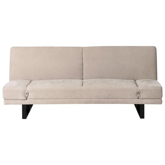 Bäddsoffa 2-sits YORK Chenille Ljusbeige