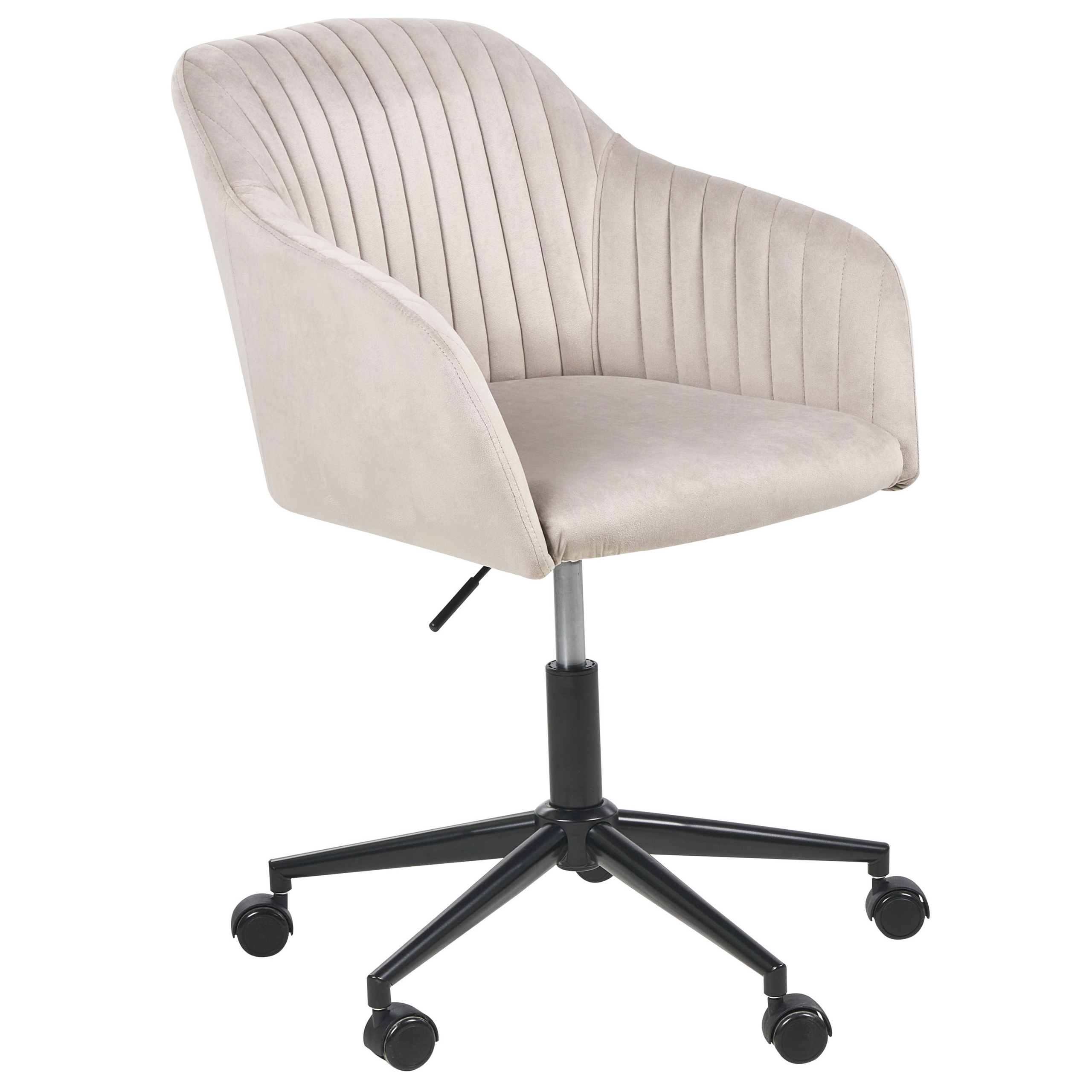 Skrivbordsstol VENICE Sammet Taupe