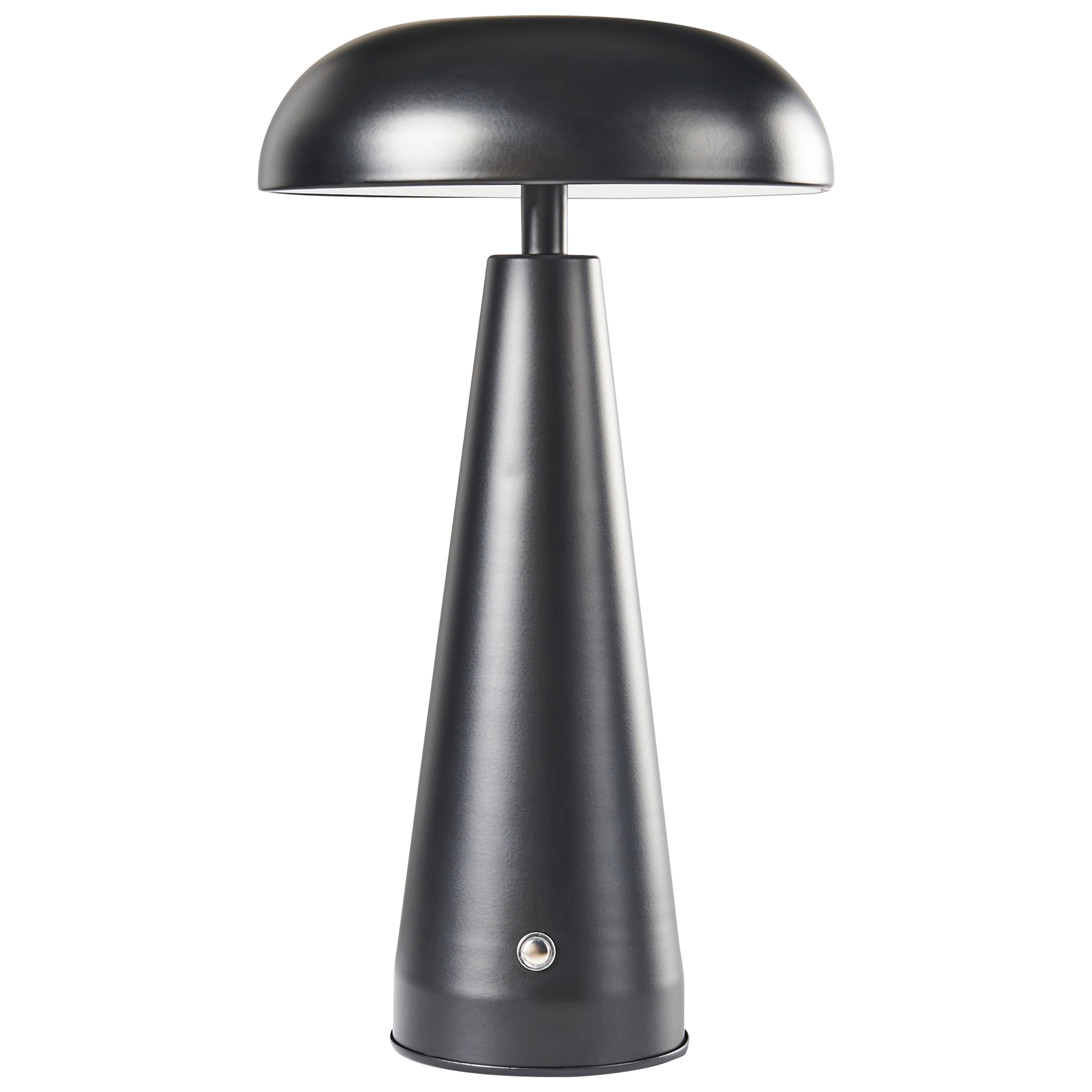 Trådlös LED-bordslampa BOCONO med dimmer Metall Svart
