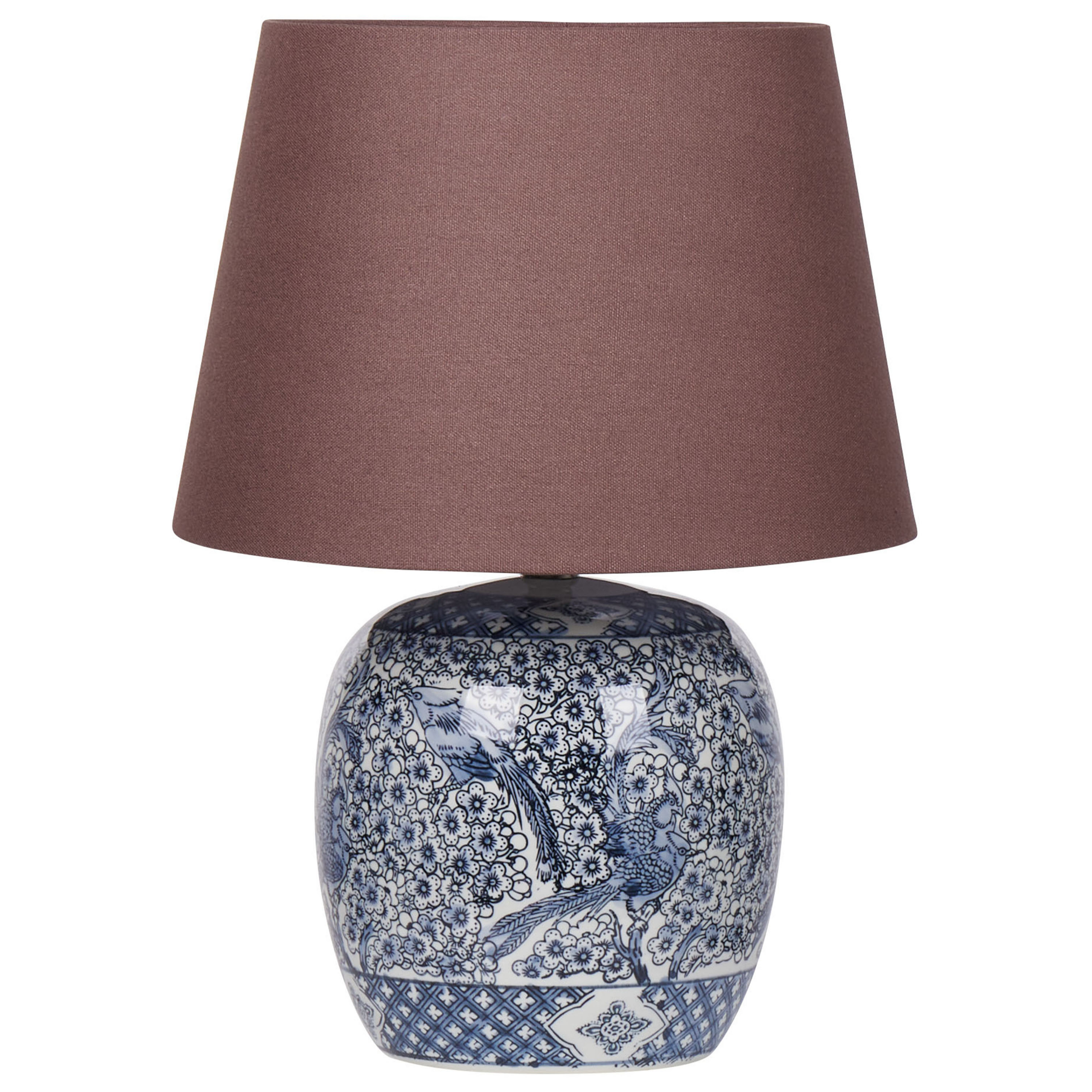 Bordslampa NEIRA Porslin Brun