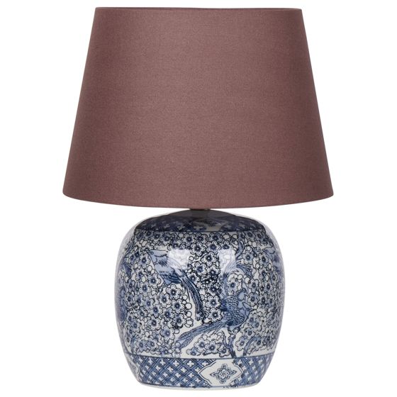 Bordslampa NEIRA Porslin Brun