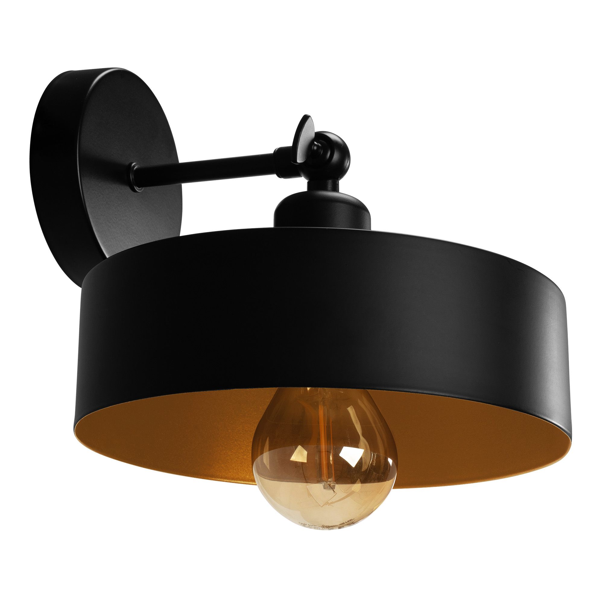 TOOLIGHT vägglampa APP1332-1W Svart 22x20x18cm
